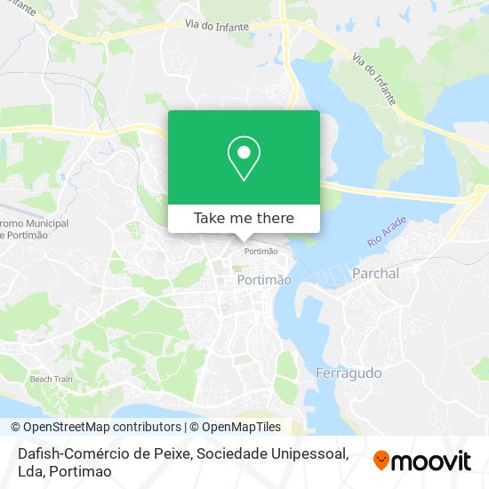 Dafish-Comércio de Peixe, Sociedade Unipessoal, Lda map