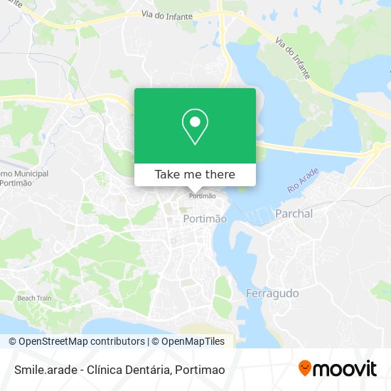 Smile.arade - Clínica Dentária mapa