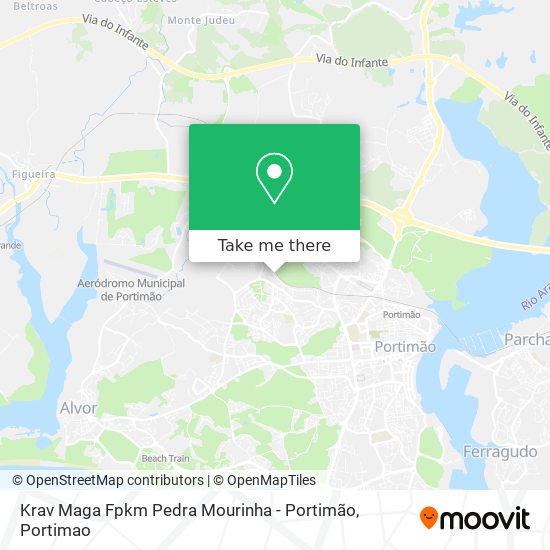 Krav Maga Fpkm Pedra Mourinha - Portimão mapa