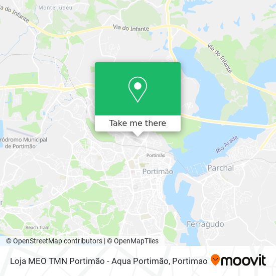 Loja MEO TMN Portimão - Aqua Portimão mapa