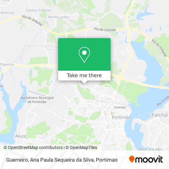 Guerreiro, Ana Paula Sequeira da Silva mapa