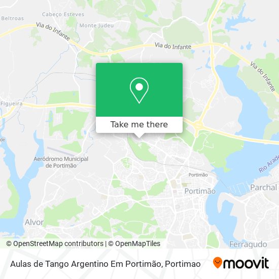 Aulas de Tango Argentino Em Portimão map