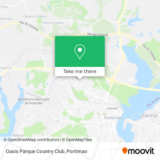 Oasis Parque Country Club map