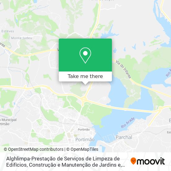 Alghlimpa-Prestação de Serviços de Limpeza de Edifícios, Construção e Manutenção de Jardins e map