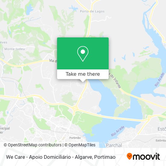 We Care - Apoio Domiciliário - Algarve map