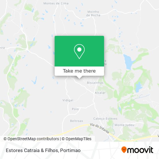 Estores Catraia & Filhos map