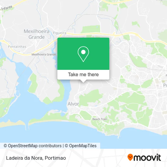 Ladeira da Nora map