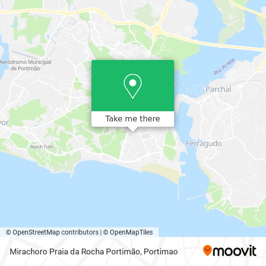 Mirachoro Praia da Rocha Portimão map