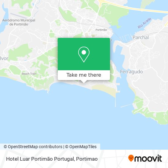 Hotel Luar Portimão Portugal mapa