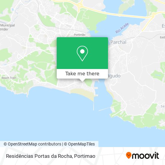 Residências Portas da Rocha map