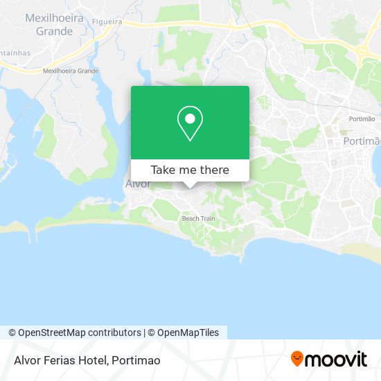 Alvor Ferias Hotel map