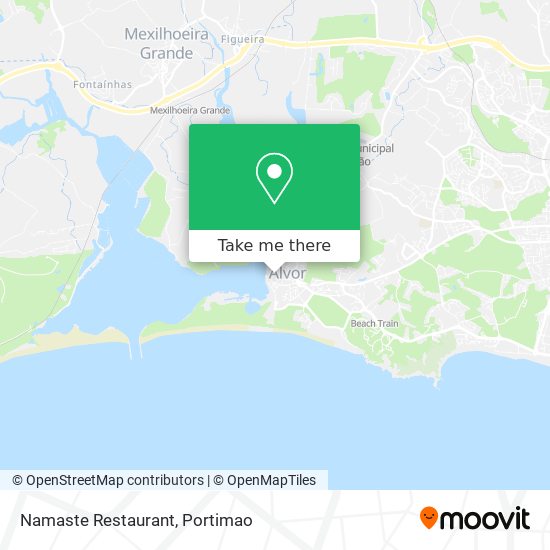 Namaste Restaurant mapa