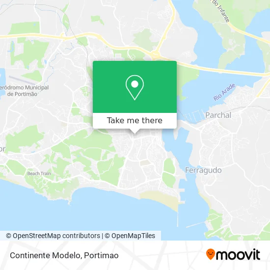 Continente Modelo map