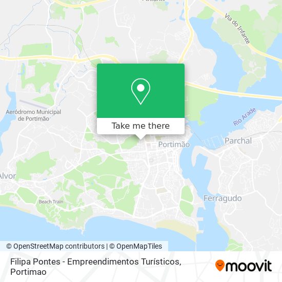 Filipa Pontes - Empreendimentos Turísticos map