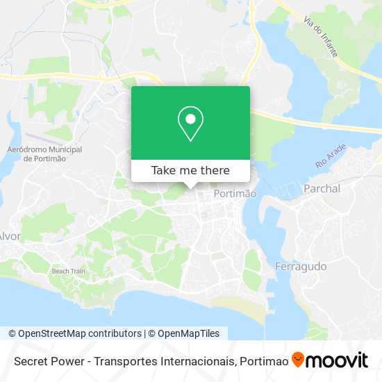 Secret Power - Transportes Internacionais map