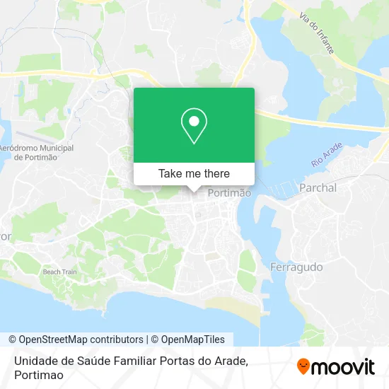 Unidade de Saúde Familiar Portas do Arade map
