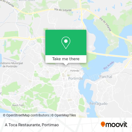 A Toca Restaurante map