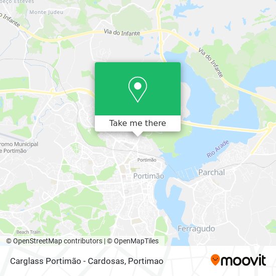 Carglass Portimão - Cardosas map