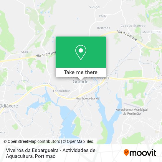 Viveiros da Espargueira - Actividades de Aquacultura map