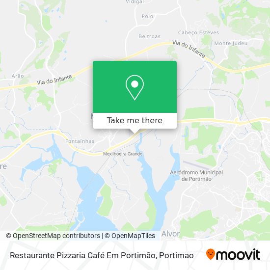 Restaurante Pizzaria Café Em Portimão map