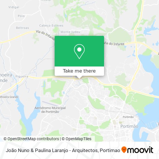 João Nuno & Paulina Laranjo - Arquitectos map