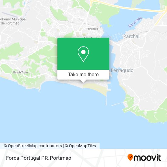 Forca Portugal PR map