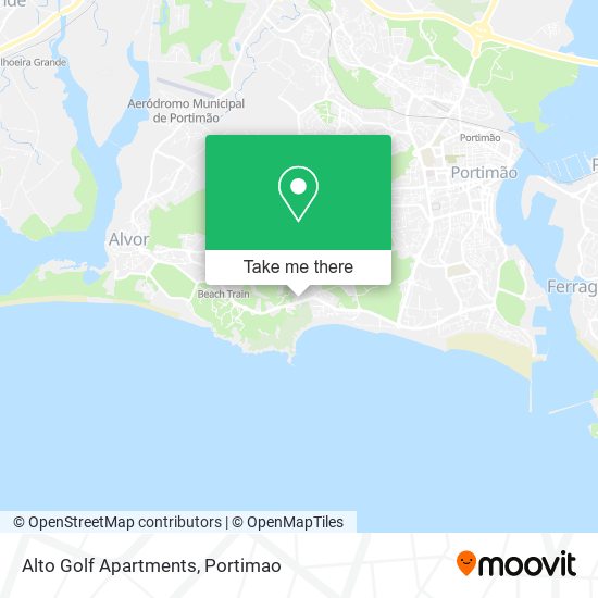 Alto Golf Apartments map