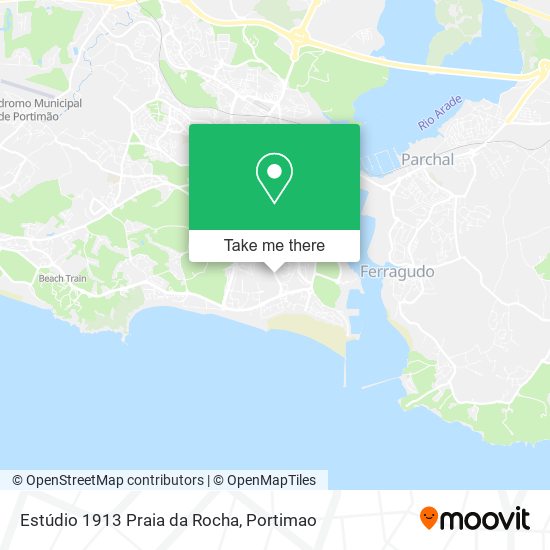 Estúdio 1913 Praia da Rocha map