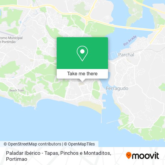 Paladar Ibérico - Tapas, Pinchos e Montaditos map