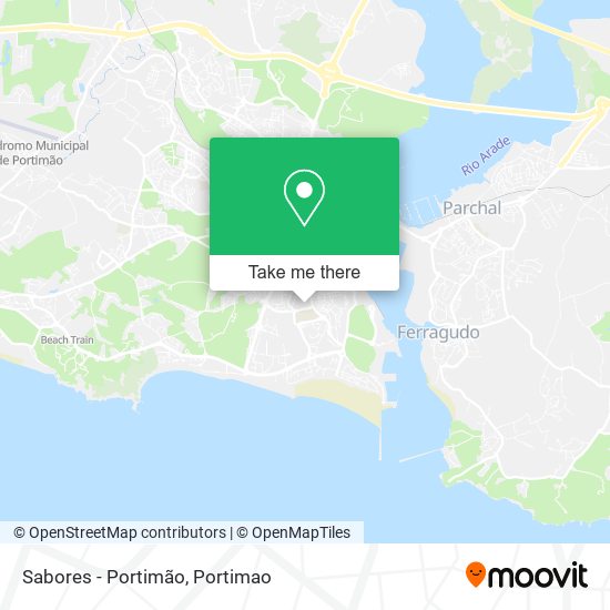 Sabores - Portimão map