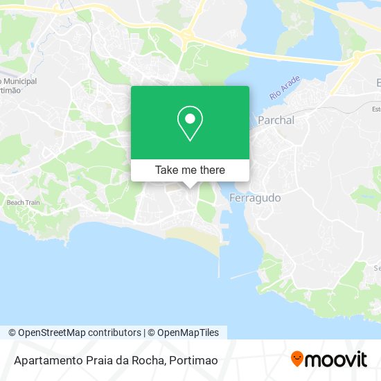 Apartamento Praia da Rocha map