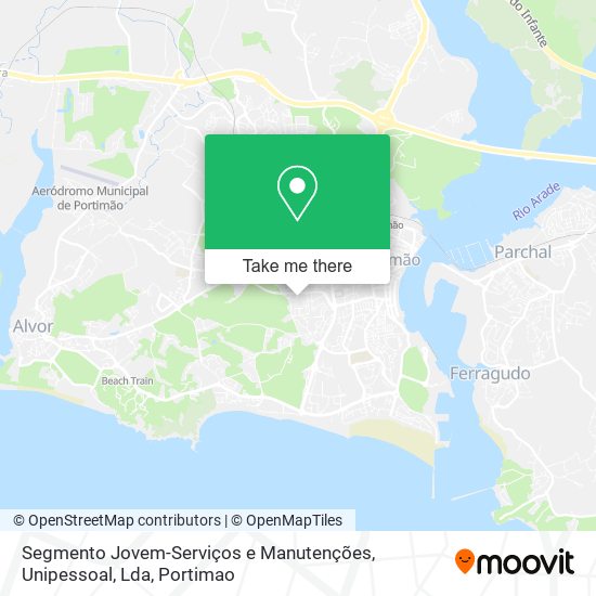 Segmento Jovem-Serviços e Manutenções, Unipessoal, Lda map