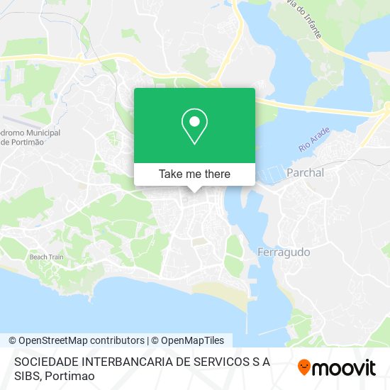 SOCIEDADE INTERBANCARIA DE SERVICOS S A SIBS map