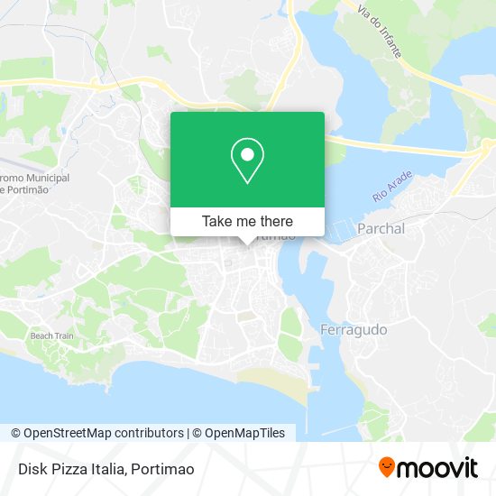 Disk Pizza Italia map