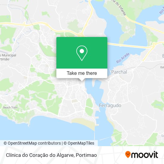 Clínica do Coração do Algarve map