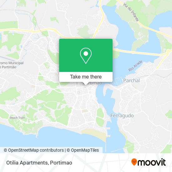 Otilia Apartments map