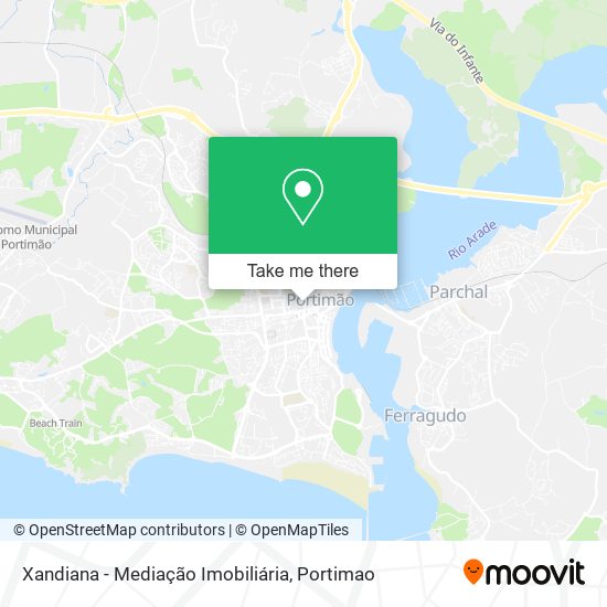 Xandiana - Mediação Imobiliária mapa