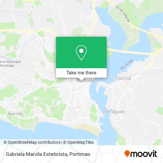 Gabriela Marvila Esteticista map
