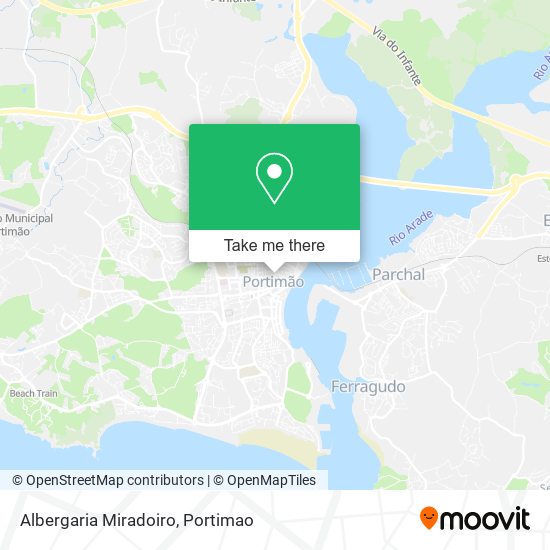 Albergaria Miradoiro map