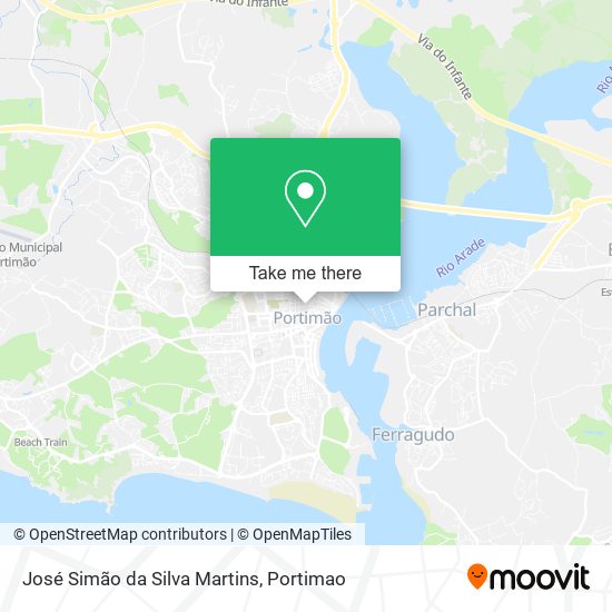 José Simão da Silva Martins map