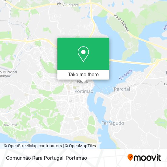 Comunhão Rara Portugal map