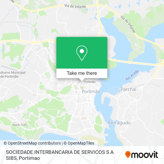 SOCIEDADE INTERBANCARIA DE SERVICOS S A SIBS map