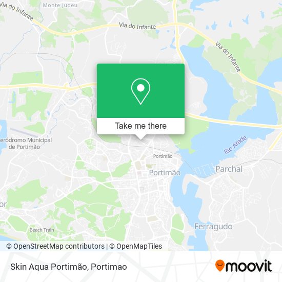Skin Aqua Portimão map