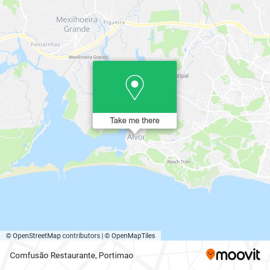 Comfusão Restaurante map