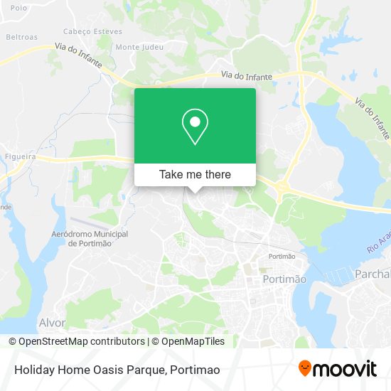 Holiday Home Oasis Parque map