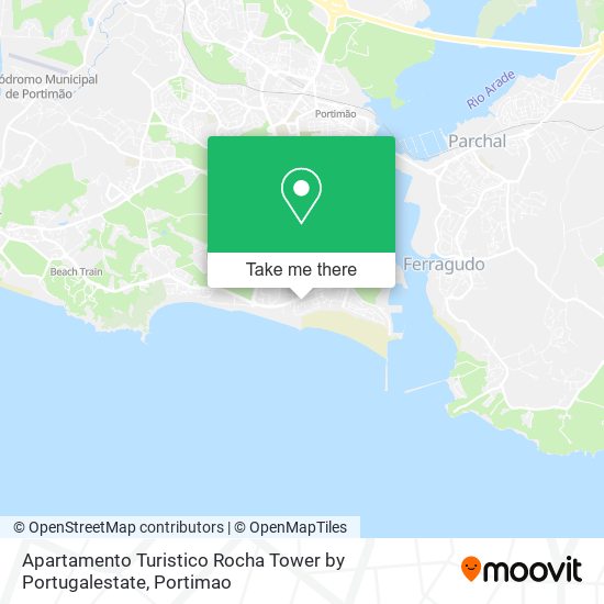 Apartamento Turistico Rocha Tower by Portugalestate map