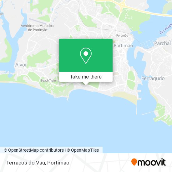 Terracos do Vau map