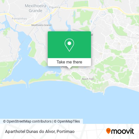 Aparthotel Dunas do Alvor map