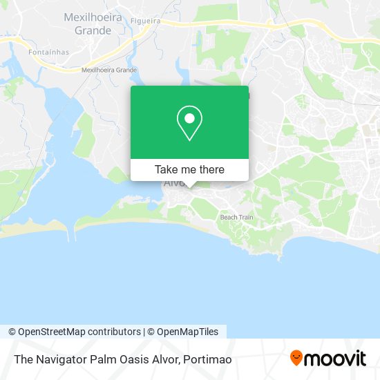 The Navigator Palm Oasis Alvor map