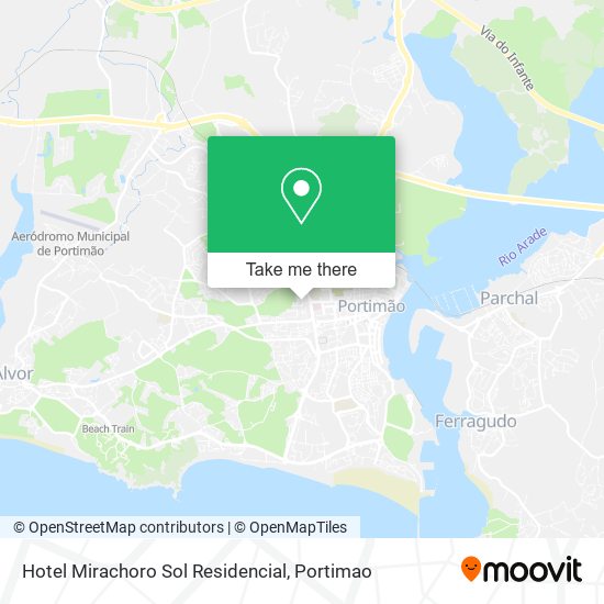 Hotel Mirachoro Sol Residencial map